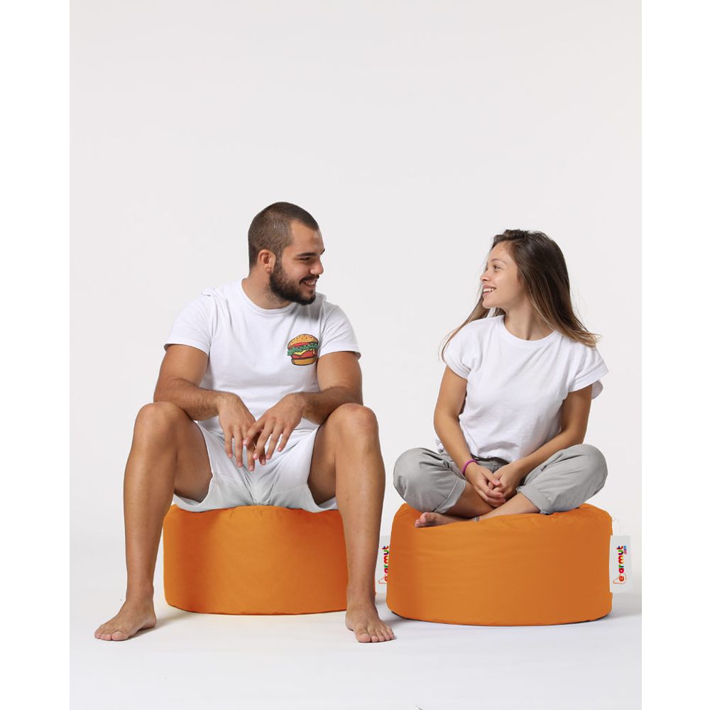 Okružni Pouf - Narančasti Vrt Pouffe slika 7