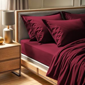 Ranforce king fitted sheet (FR) (IT) (ES) (DE) Tonne Rosse - 90, colour: dusty rose