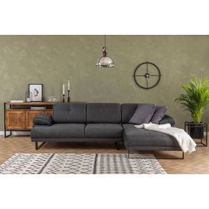 Atelier Del Sofa Kutna garnitura, Antracit, Mustang Large Right - Antracite