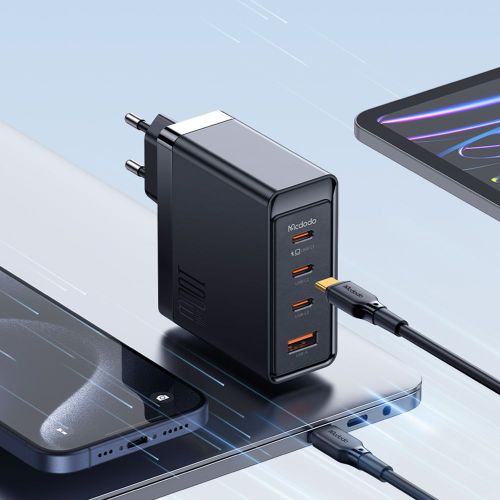 MCDODO CH-5141 SET 100W ZIDNI Punjač USB-C x3 + USB-A + KABL 100W TIP-C, 2m slika 2