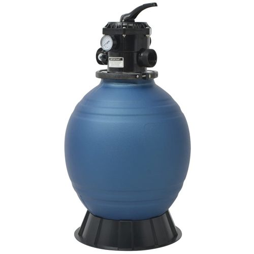 Pješčani filtar za bazen s ventilom sa 6 položaja plavi 460 mm slika 6
