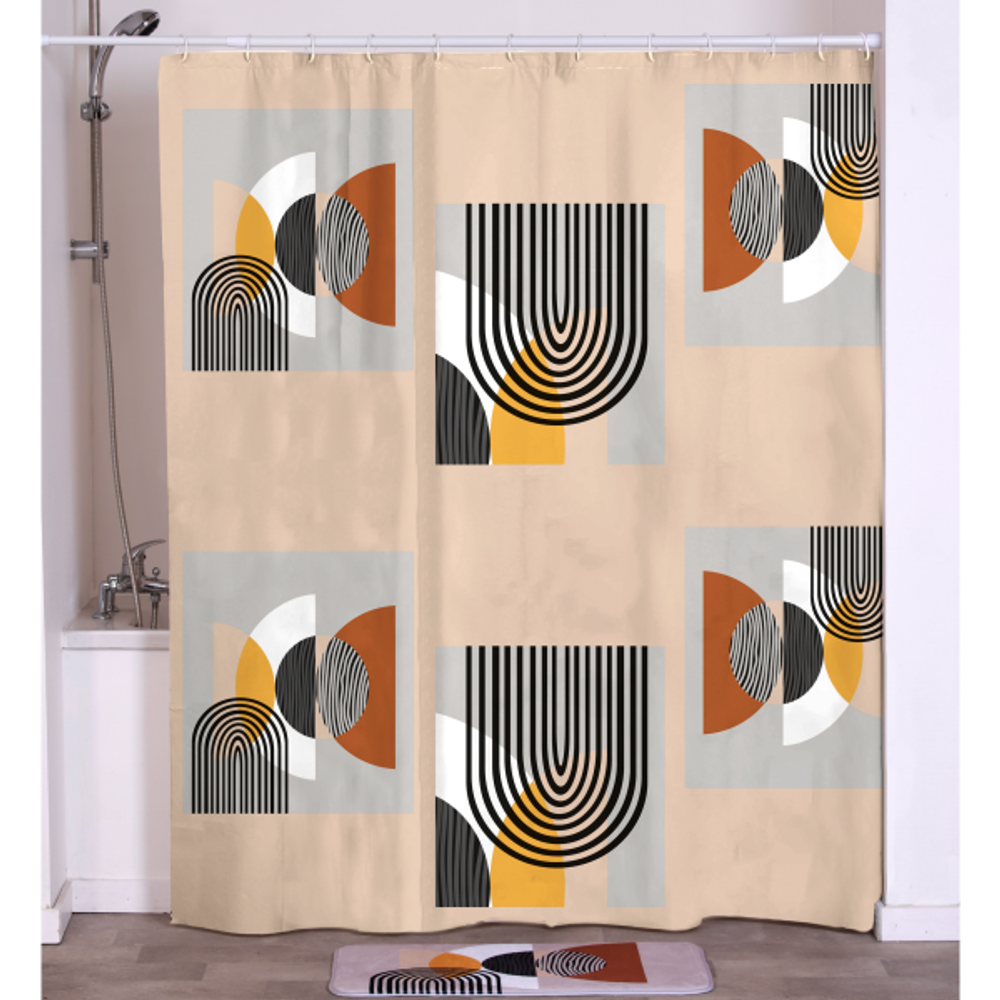Tendance zavjesa za kadu 180x180cm peva, trendy slika 1