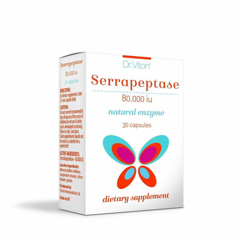 DR. VITON SERRAPEPTASE 80 000IU A30 slika 1