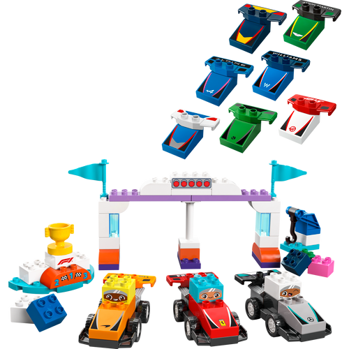 LEGO® DUPLO® 10445 Trkaći automobili i vozači timova za F1® slika 10