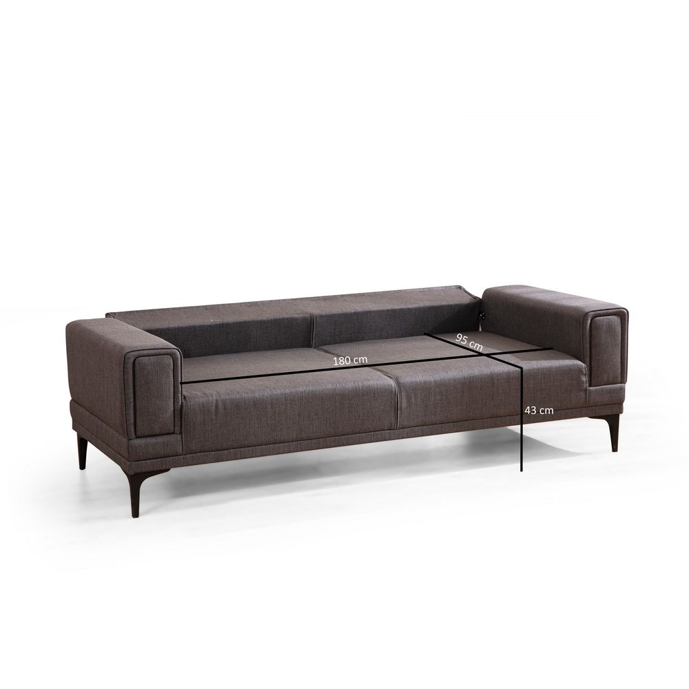 Horizon - Tamnosiva trosjed-sofa na razvlačenje slika 10