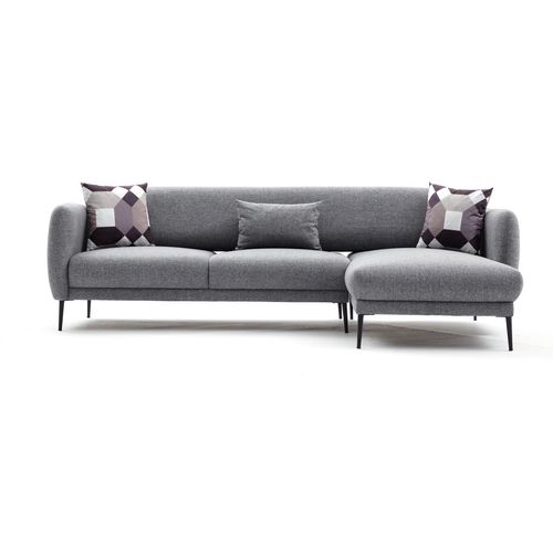 Atelier Del Sofa Kutna garnitura na razvlačenje, Sivo, Venus R - Grey slika 6