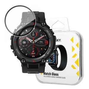 Wozinsky Watch Glass Hybrid Glass za Xiaomi Amazfit T-Rex Pro crno