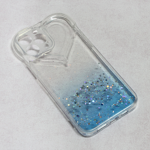 Torbica Heart Glitter za iPhone 13 Pro Max 6.7 plava