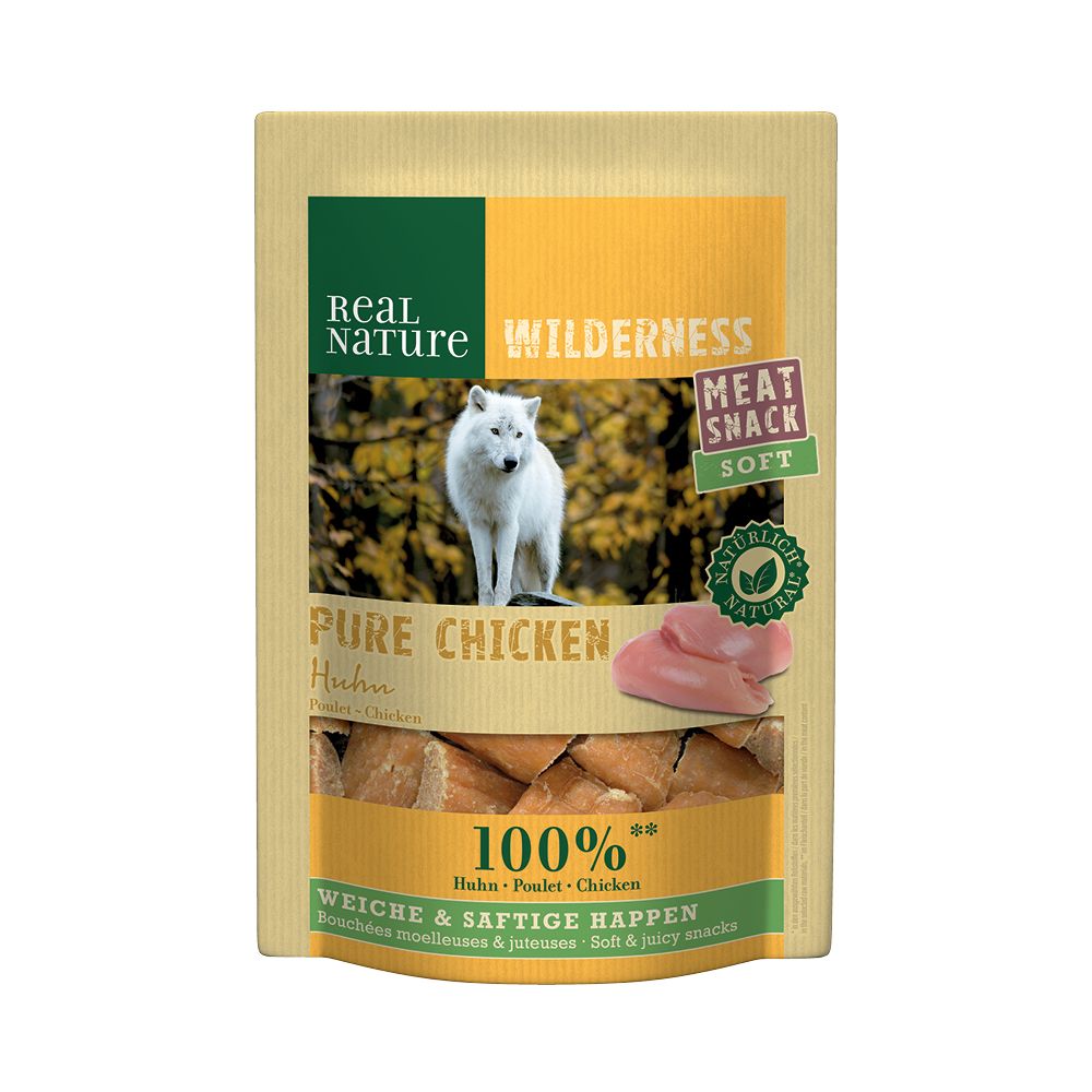 Real Nature poslastica za pse Wilderness Meat Snack Soft piletina 150 g slika 1