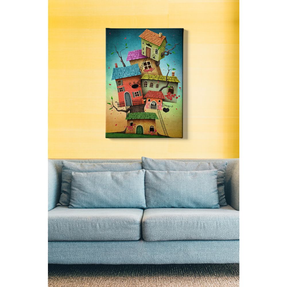 Dekorativna Šarena Slika na Platnu (50 x 70 cm) - Model 181 slika 1