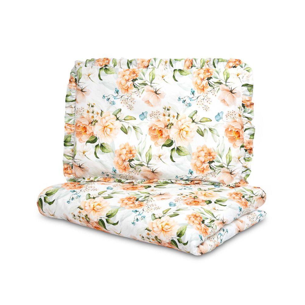 Posteljina od dvoelementa božur 100x135 cm slika 1