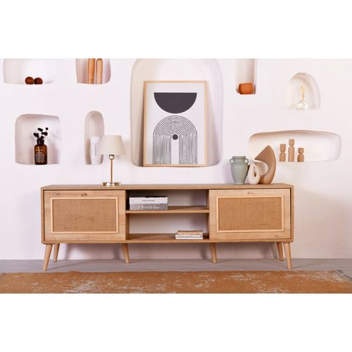 Jüt 180 Oak TV Stand slika 1