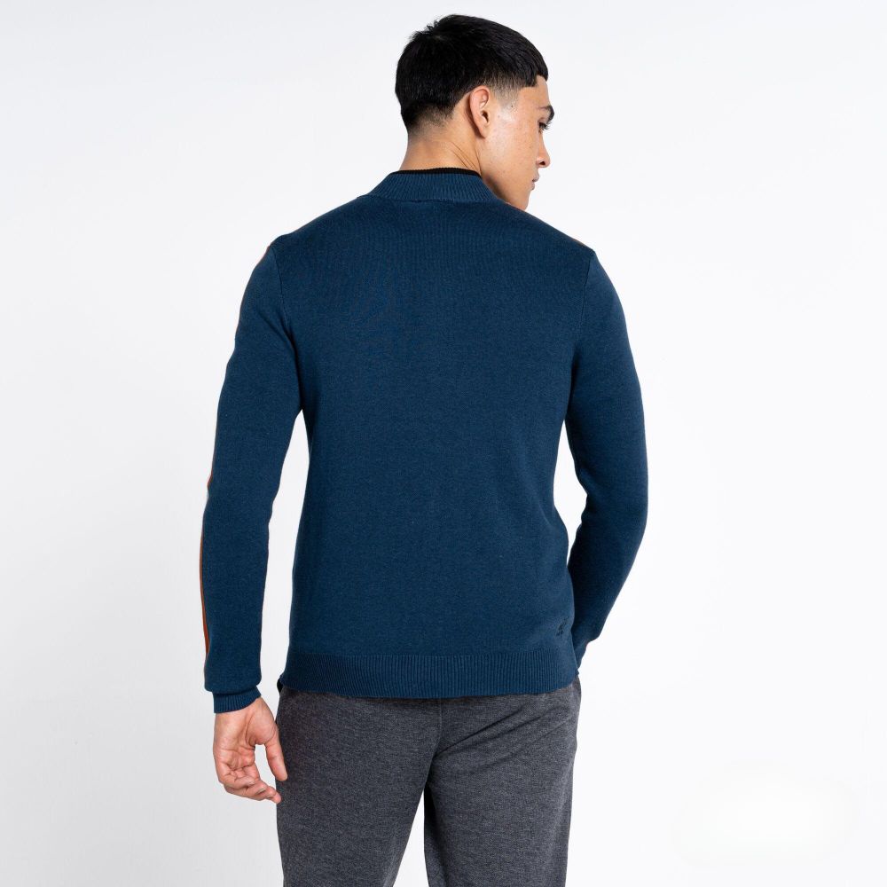 Dare2B Muški džemper na kopčanje Dutiful II, Moon Light Denim slika 4
