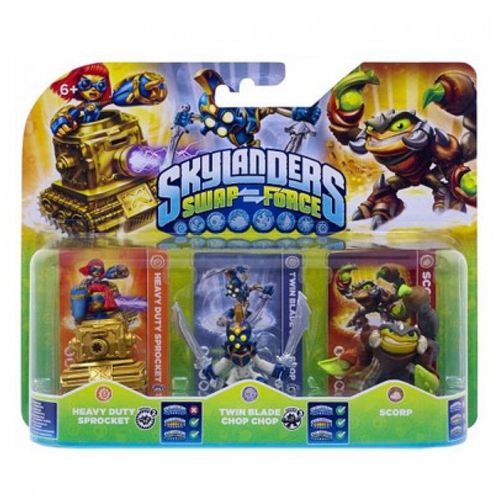 Skylanders SWAP Force Triple Pack C (Star Strike + Gill Grunt + Trigger Happy) slika 1