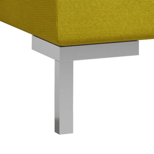 6-dijelni set sofa od tkanine žuti slika 31