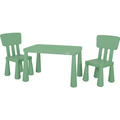 FREEON plastični stol sa stolicama janus green 40468 slika 1