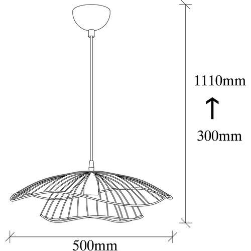 Stropna lampa TEL slika 3