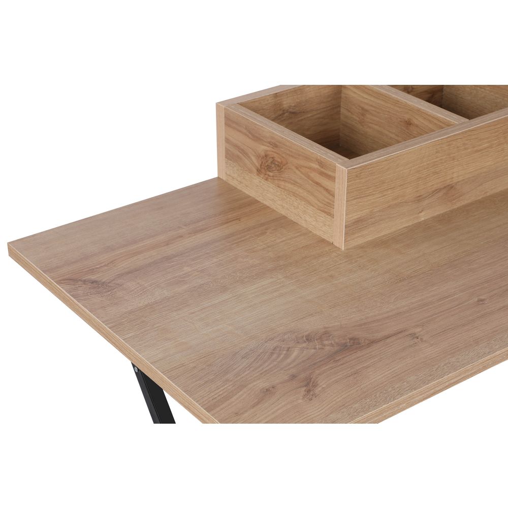 Venedik Oak Crni Radni Sto slika 2