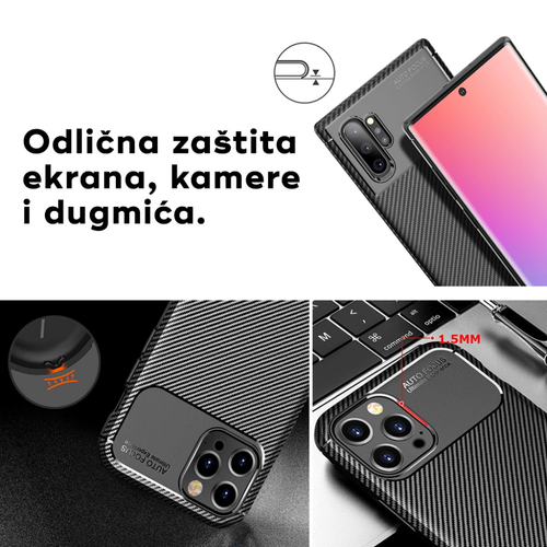 Torbica Defender Carbon za Xiaomi Redmi Note 13 Pro 4G (EU) crna slika 5