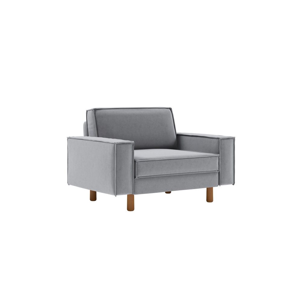 Sofa za Jednu Osobu Sparrow Loveseat - boje: siva magla orah slika 1