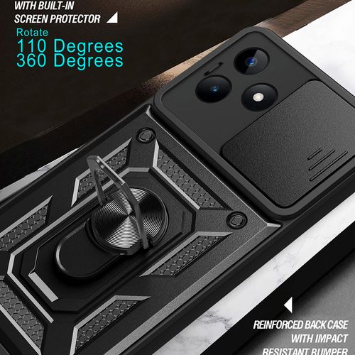 Techsuit – serija CamShield zaštitna maskica za Realme C53 – crna slika 5
