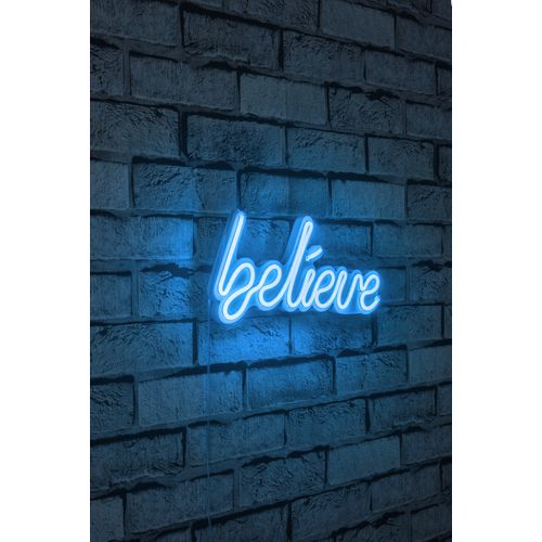 Wallity Ukrasna plastična LED rasvjeta, Believe - Blue slika 1