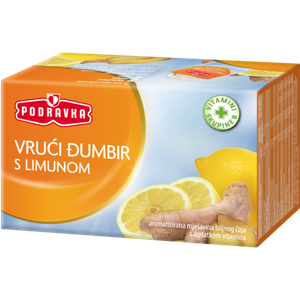 Podravka biljni čaj Vrući đumbir s limunom, 40 g