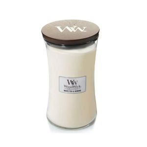 WOODWICK CLASSIC LARGE, svijeća mirisna White tea & jasmine 