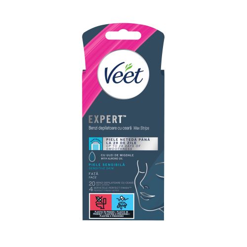 Veet Expert listići s hladnim voskom za lice 20 kom slika 1