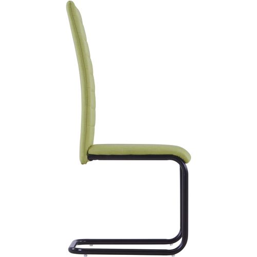 Konzolne blagovaonske stolice od tkanine 6 kom zelene slika 24
