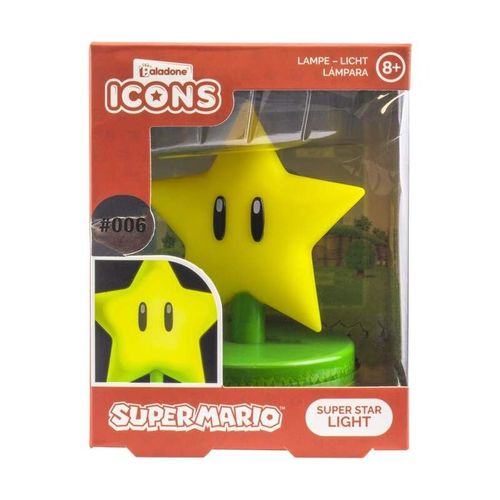 Super Mario Bros Star Icons lamp 12cm slika 4