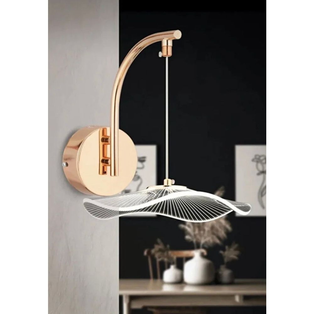 Zidna Lampa BRZ-340082 - Vintage i Transparentna slika 1