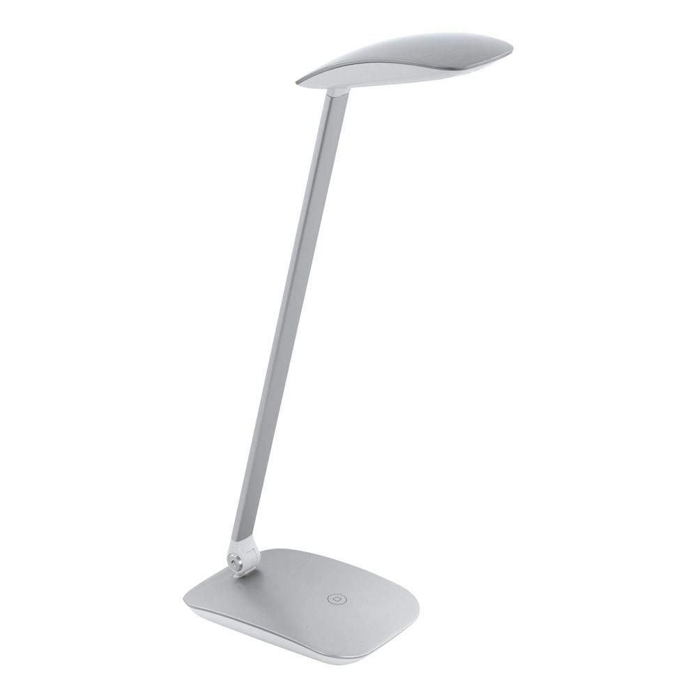 Eglo Cajero stolna/1, led, 4,5w, 550lm, na dodir, usb,  plastika/srebrna  slika 1