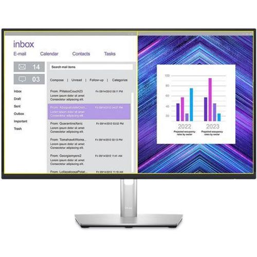 Monitor DELL Professional P2423D 24in, 2560x1440, QHD, IPS, Antiglare, 16:9, 1000:1, 8ms/5ms, 178/178, DP, HDMI, 5x USB 3.2, Tilt, Swivel, Pivot, Height Adjust, 3Y slika 1