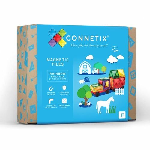 Connetix Magnetni konstruktor Motion Pack Rainbow 24 dela slika 11