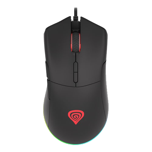 Natec NMG-1771 GENESIS KRYPTON 290, Gaming Optical Mouse 200-6400 DPI, Maximum acceleration 22 G, RGB LED, 7 Buttons, USB, Black, Cable 1,8 m slika 1