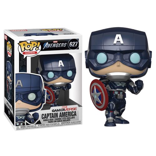 Funko POP figura Marvel Avengers Game Captain America Stark Tech Odijelo slika 2