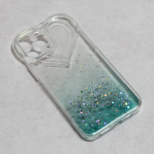 Maska Heart Glitter za iPhone 13 Pro Max 6.7 mint slika 1