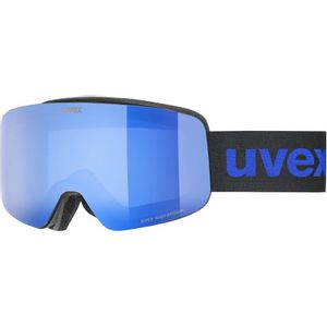 Uvex goggles PWDR FM, black-matt/blue