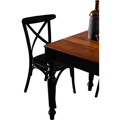 Woody Fashion Set rastezljivi stol za blagovaonicu i stolice (5 komada) AVERY slika 2