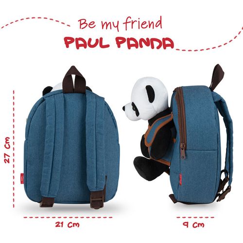 Paul Panda ruksak sa plišanom igračkom 27cm slika 5