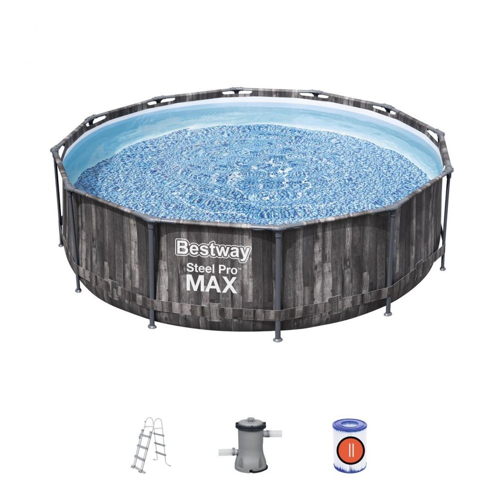 Bestway Steel Pro Max  montažni bazen, 366 x 100 cm  slika 1
