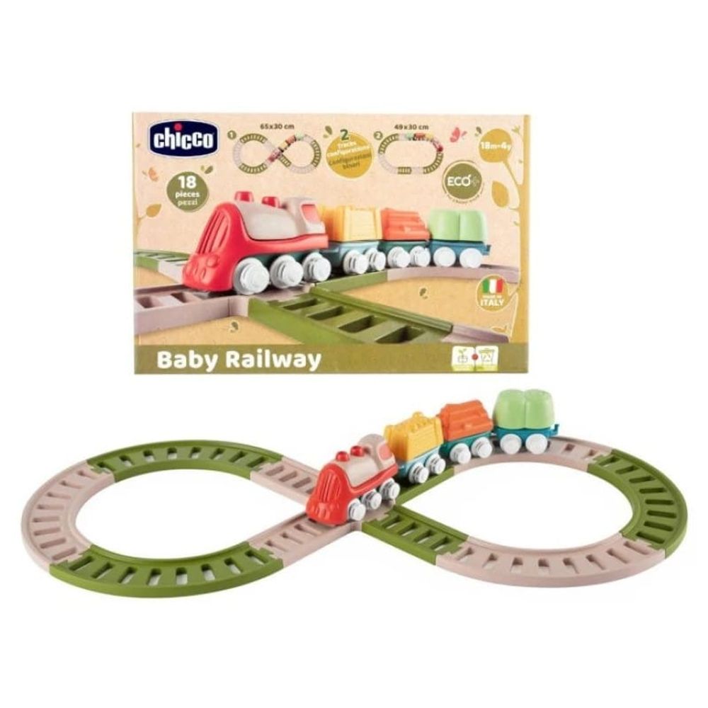 Chicco Vozić sa šinama ECO+ Baby Railway slika 1