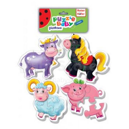 ROTER: BABY FOAM PUZZLE - FARMA slika 1