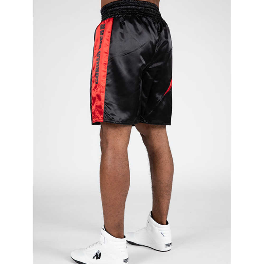 Gorilla Wear Bokserski šorc Hornell - Black/Red - L slika 4