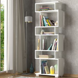 Hanah Home Blok - White White Bookshelf