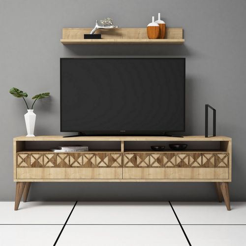 Woody Fashion TV jedinica, Line - Oak slika 2