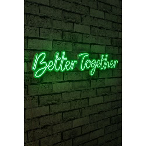 Wallity Ukrasna plastična LED rasvjeta, Better Together - Green slika 1