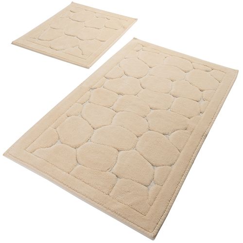 Parma - Beige Multicolor Bathmat Set (2 Pieces) slika 1