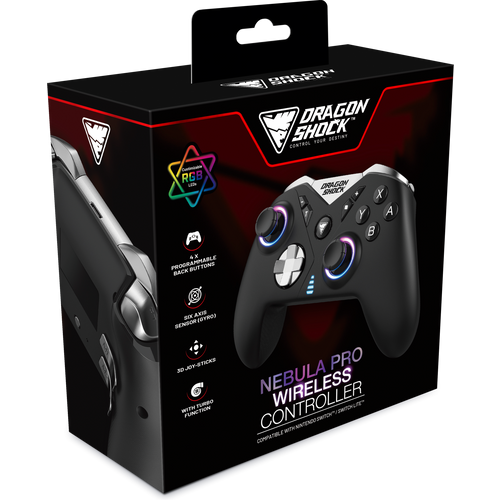 DRAGONSHOCK NEBULA PRO WIRELESS CONTROLLER BLACK SWITCH slika 7